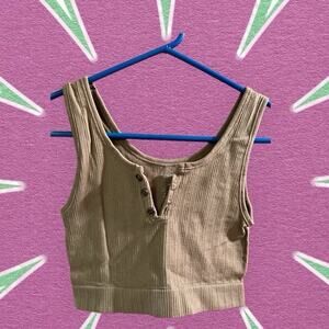 by Together, Crop top women's size M/L, Mauve color.